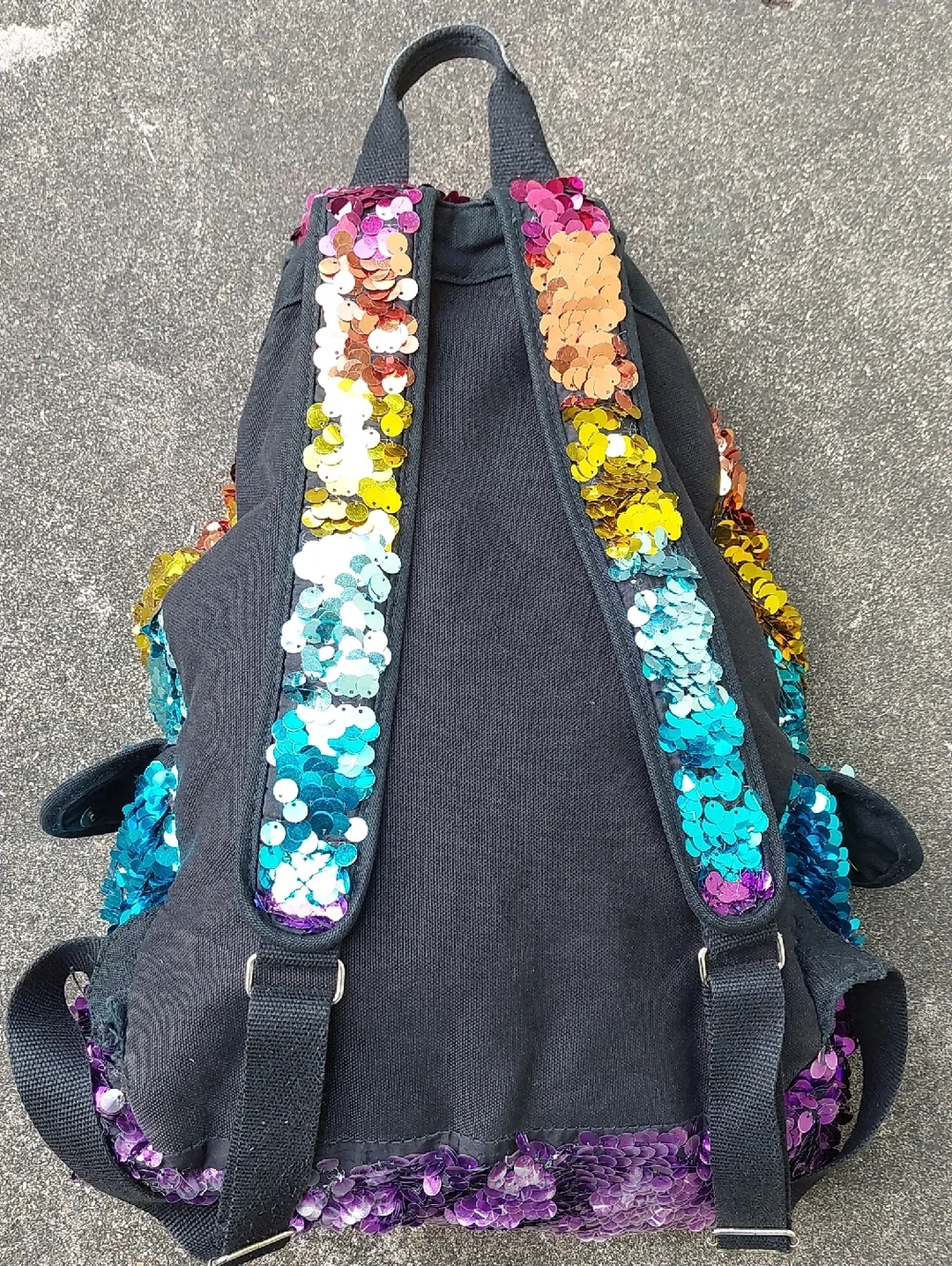 Victoria’s Secret PINK Rainbow Sequin Backpack